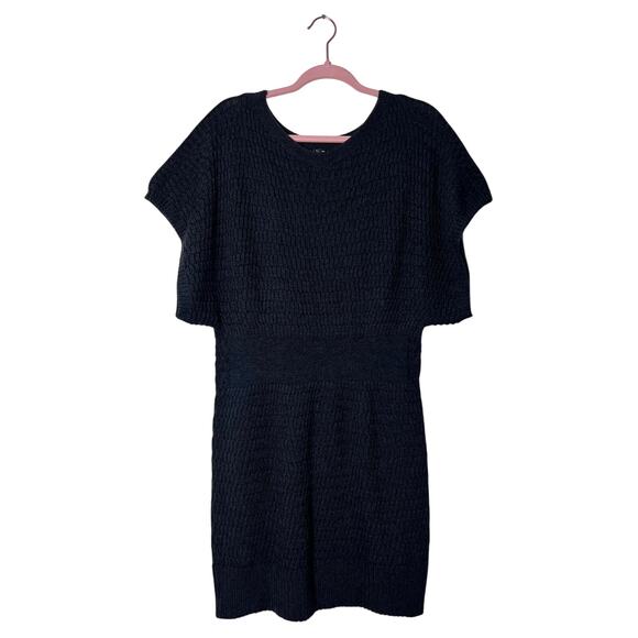 Silvia Novelli Dresses & Skirts - Silvia Novelli Noba Gray Merino Wool Blend Knit Dress Made in Italy Size L